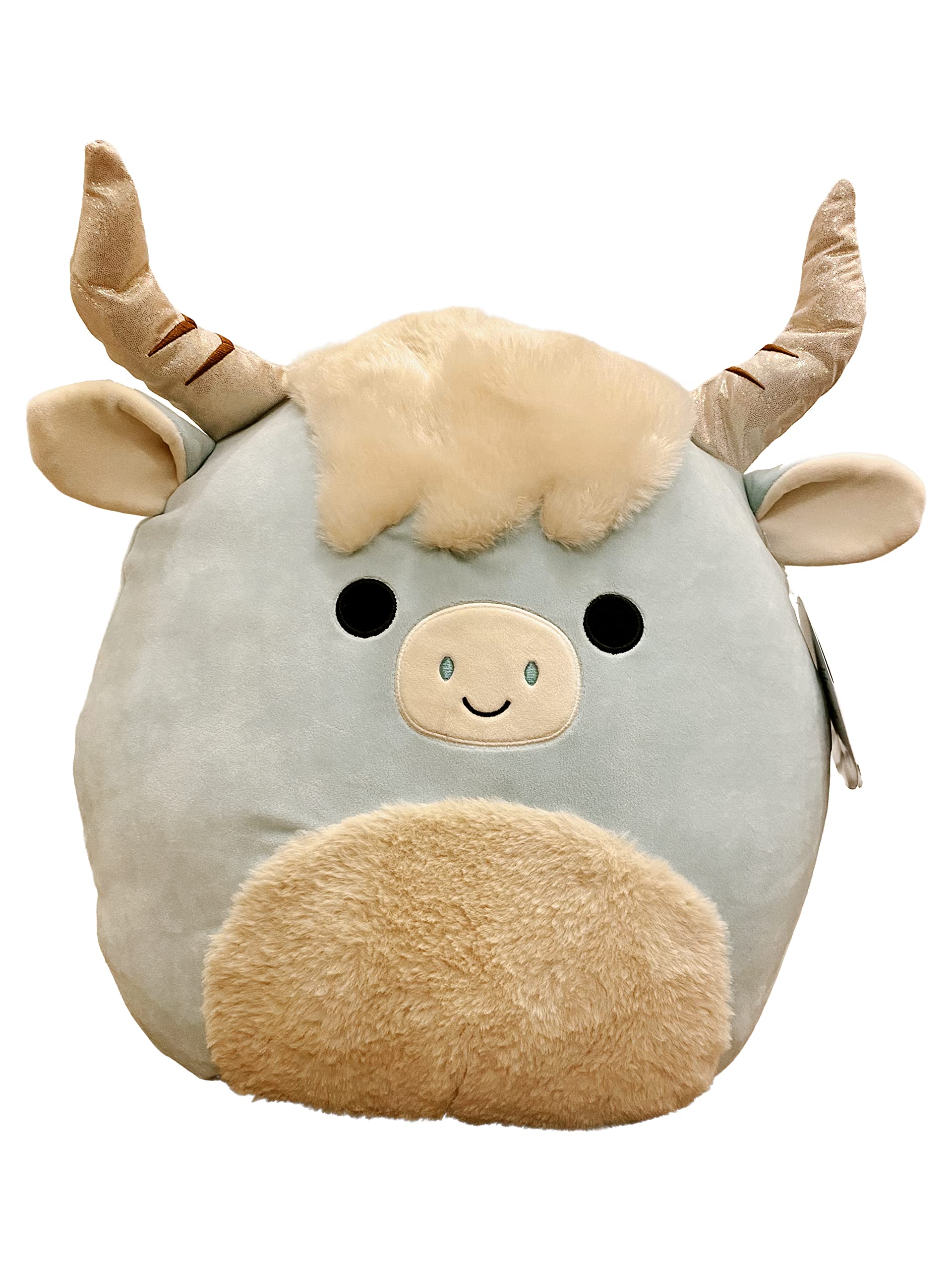 Squishmallows Official Kellytoy Squishy Soft Plush Toy Animals (16 Inch, Armie he Green Bull Ox Cow) (7780088283374)
